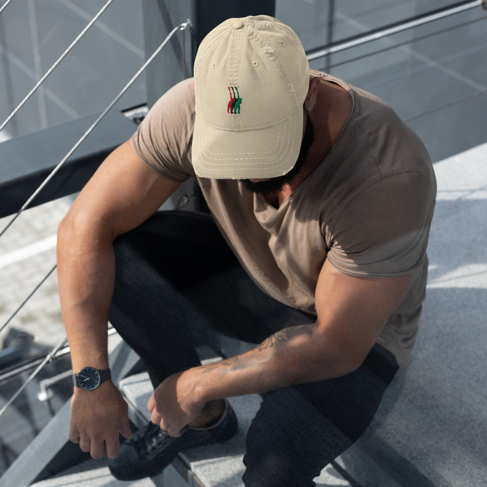 SL SERVER RBG20 Distressed Dad Hat